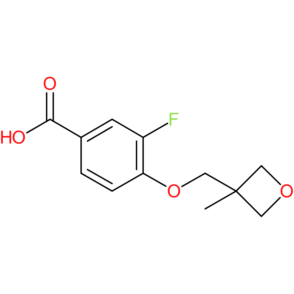3-Fluoro-4-[(3-methyloxetan-3-yl)methoxy]benzoic acid