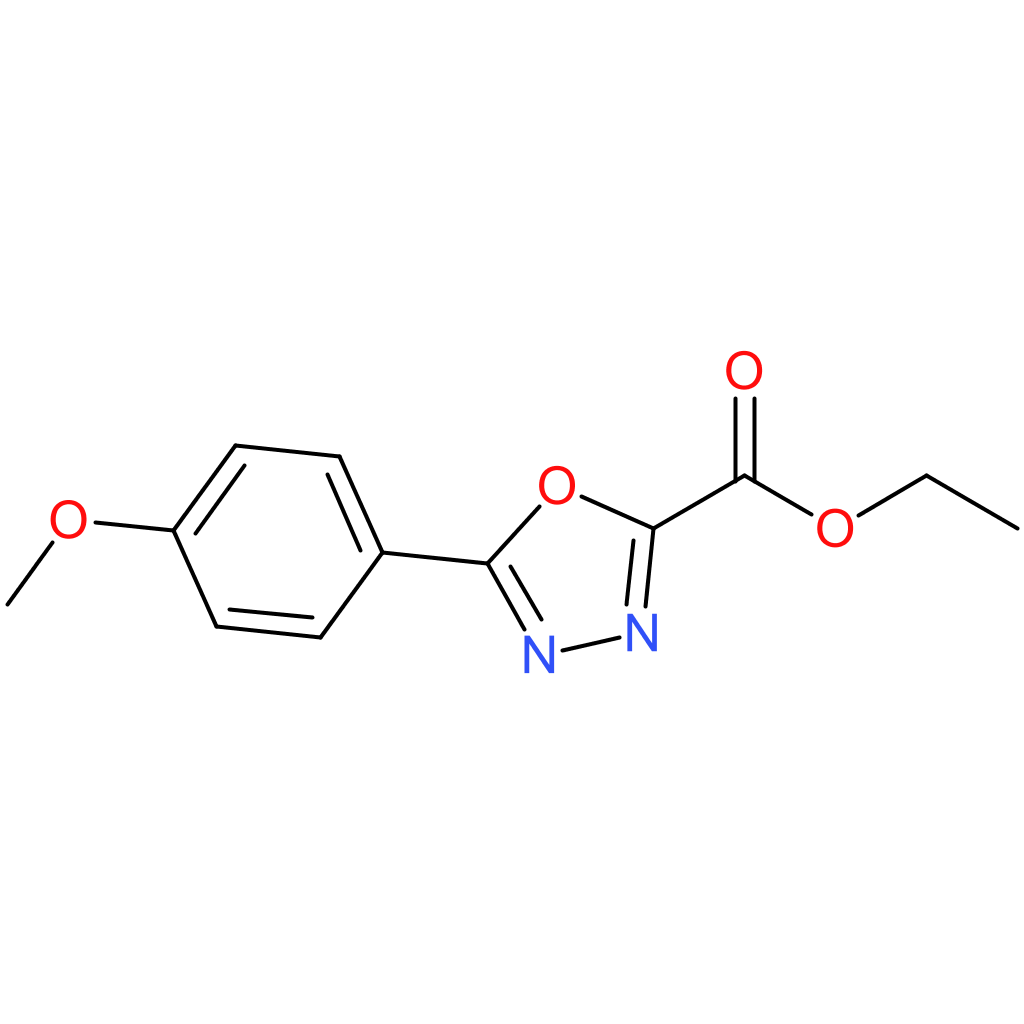 Ethyl 5-(4-methoxyphenyl)-1,3,4-oxadiazole-2-carboxylate