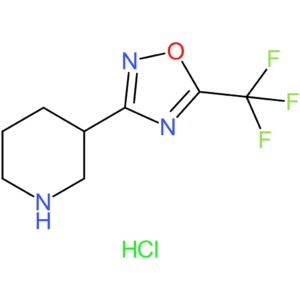 3-[5-(Trifluoromethyl)-1,2,4-oxadiazol-3-yl]piperidine hydrochloride