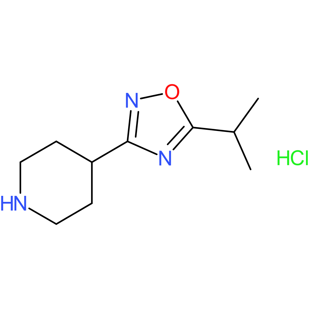 4-[5-(Propan-2-yl)-1,2,4-oxadiazol-3-yl]piperidine hydrochloride