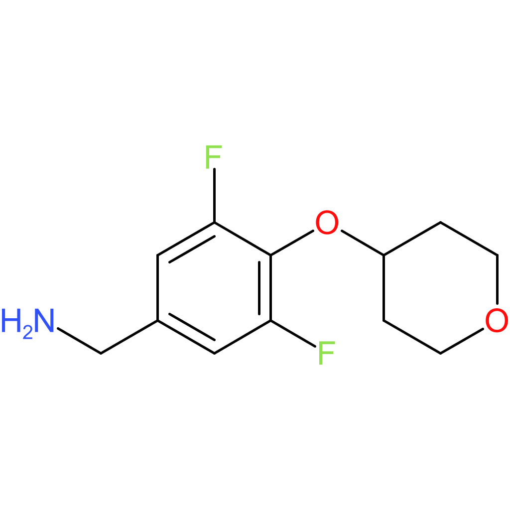 [3,5-Difluoro-4-(oxan-4-yloxy)phenyl]methanamine