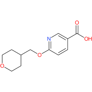6-(Oxan-4-ylmethoxy)pyridine-3-carboxylic acid