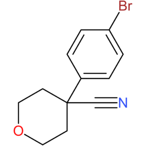 4-(4-Bromophenyl)oxane-4-carbonitrile