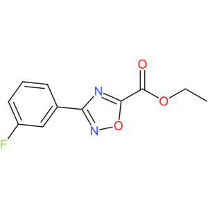 Ethyl 3-(3-fluorophenyl)-1,2,4-oxadiazole-5-carboxylate
