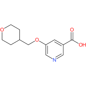 5-(Oxan-4-ylmethoxy)pyridine-3-carboxylic acid