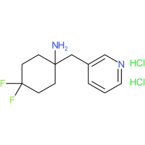 4,4-Difluoro-1-(pyridin-3-ylmethyl)cyclohexan-1-amine dihydrochloride