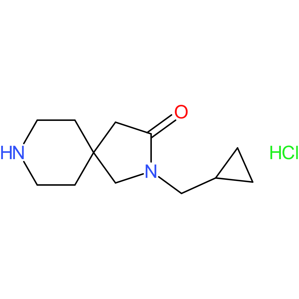 2-(Cyclopropylmethyl)-2,8-diazaspiro[4.5]decan-3-one hydrochloride