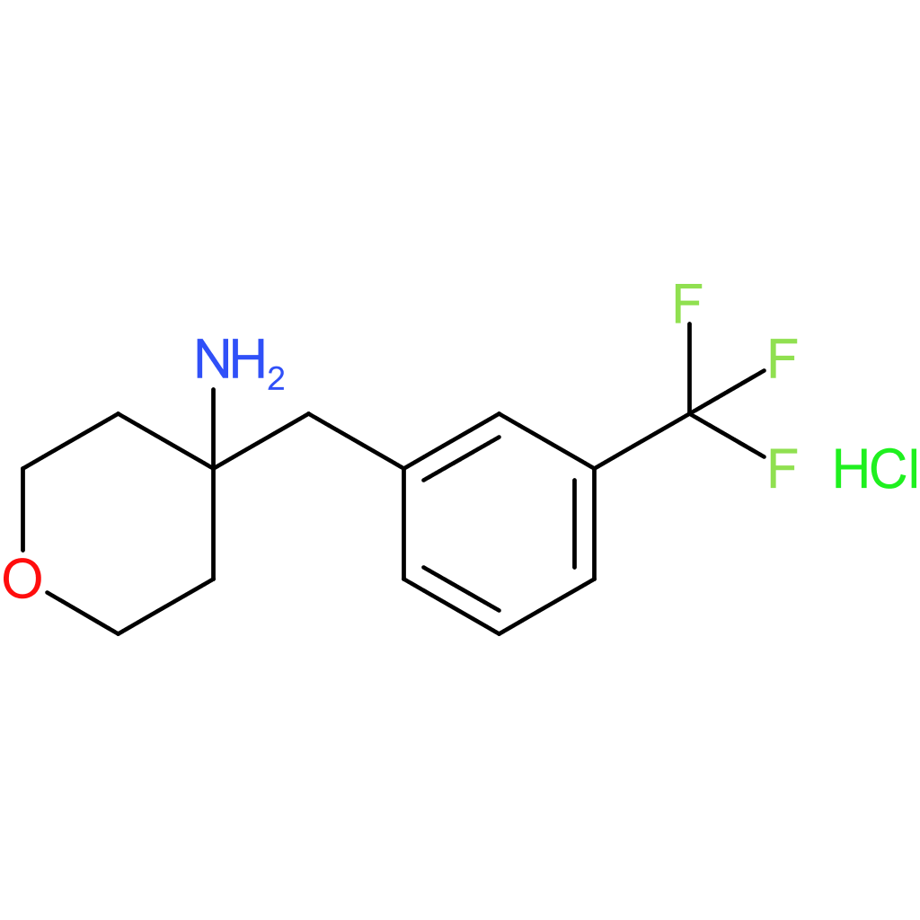 4-{[3-(Trifluoromethyl)phenyl]methyl}oxan-4-amine hydrochloride