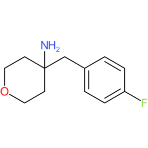 4-[(4-Fluorophenyl)methyl]oxan-4-amine