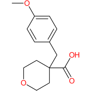 4-[(4-Methoxyphenyl)methyl]oxane-4-carboxylic acid