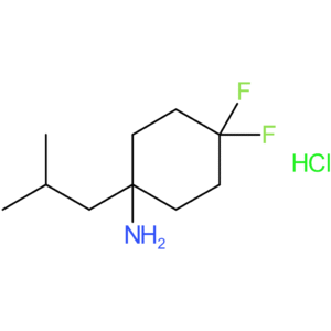 4,4-Difluoro-1-(2-methylpropyl)cyclohexan-1-amine hydrochloride