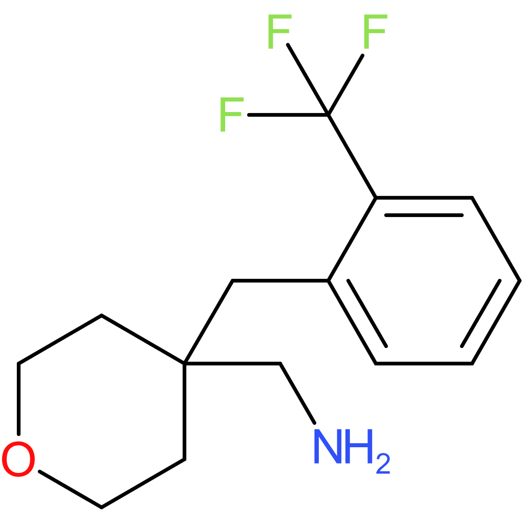 (4-{[2-(Trifluoromethyl)phenyl]methyl}oxan-4-yl)methanamine