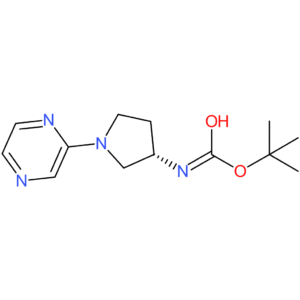 tert-Butyl N-[(3S)-1-(pyrazin-2-yl)pyrrolidin-3-yl]carbamate