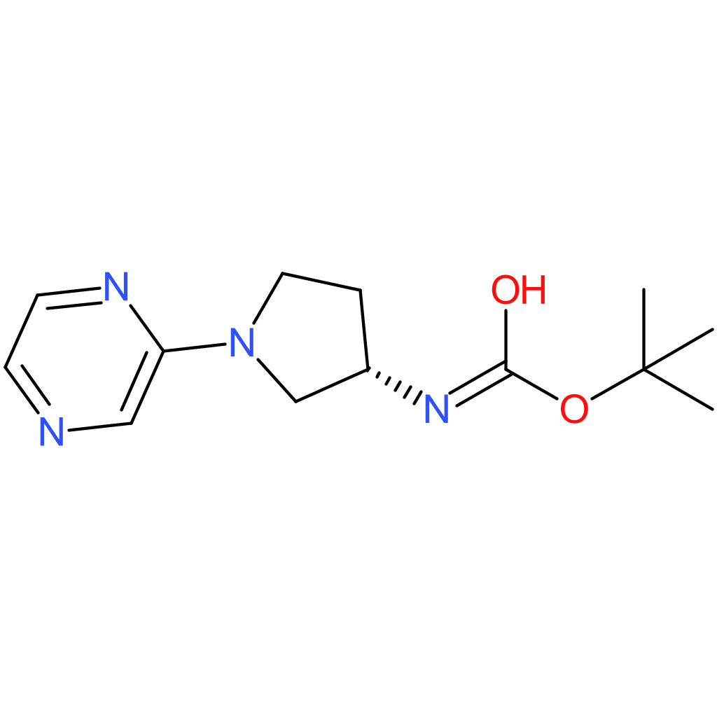 tert-Butyl N-[(3S)-1-(pyrazin-2-yl)pyrrolidin-3-yl]carbamate