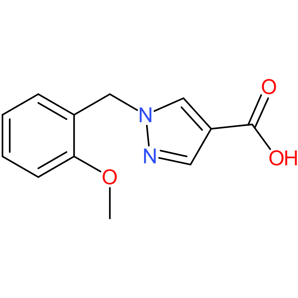 1-[(2-Methoxyphenyl)methyl]-1H-pyrazole-4-carboxylic acid