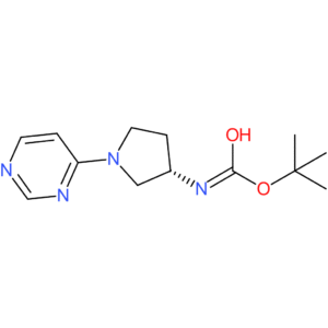 tert-Butyl N-[(3S)-1-(pyrimidin-4-yl)pyrrolidin-3-yl]carbamate