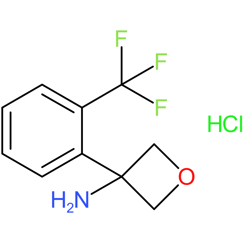 3-[2-(Trifluoromethyl)phenyl]oxetan-3-amine hydrochloride