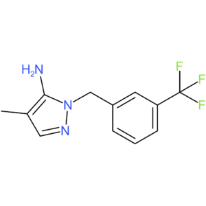 4-Methyl-1-[3-(trifluoromethyl)benzyl]-1H-pyrazol-5-amine