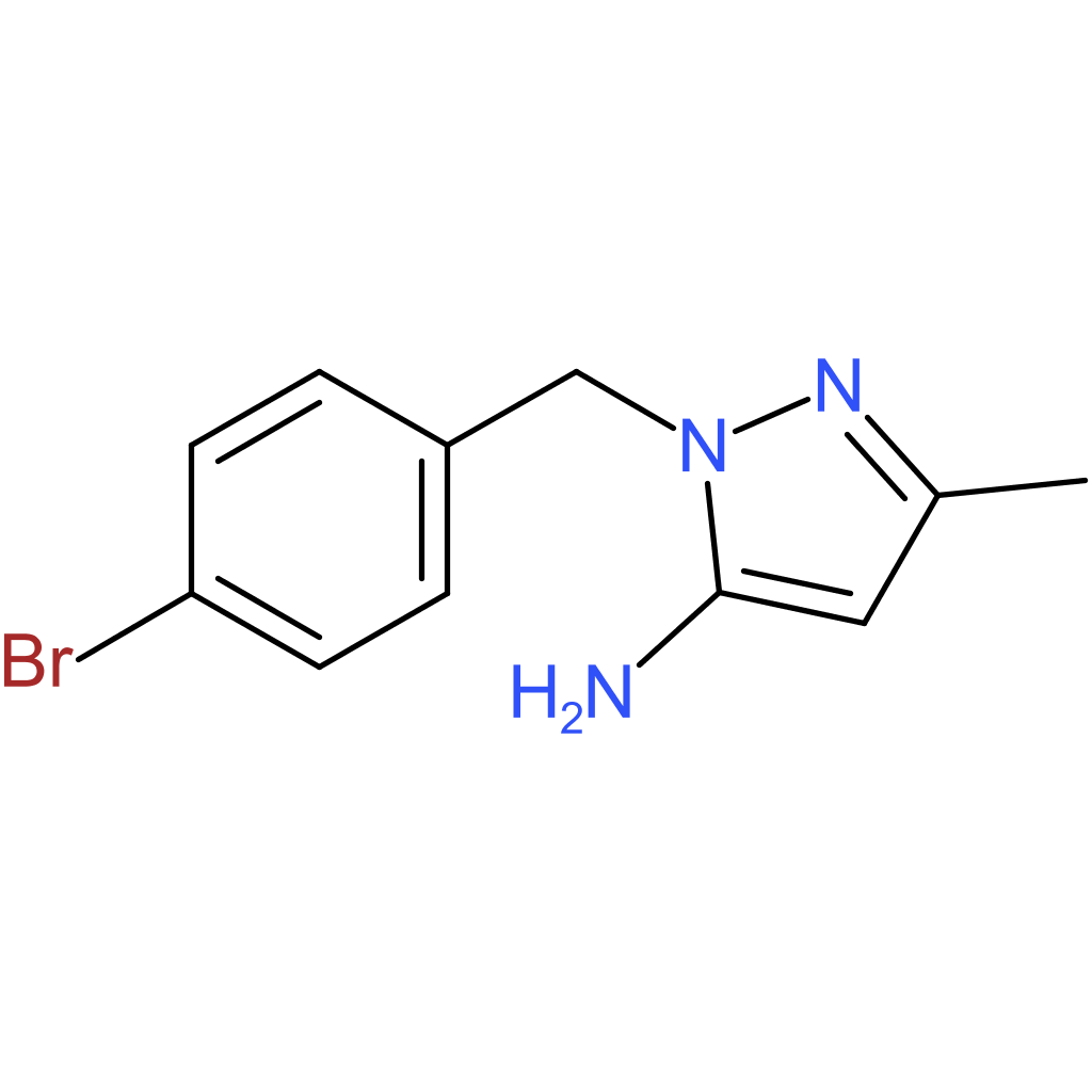 1-(4-Bromobenzyl)-3-methyl-1H-pyrazol-5-amine