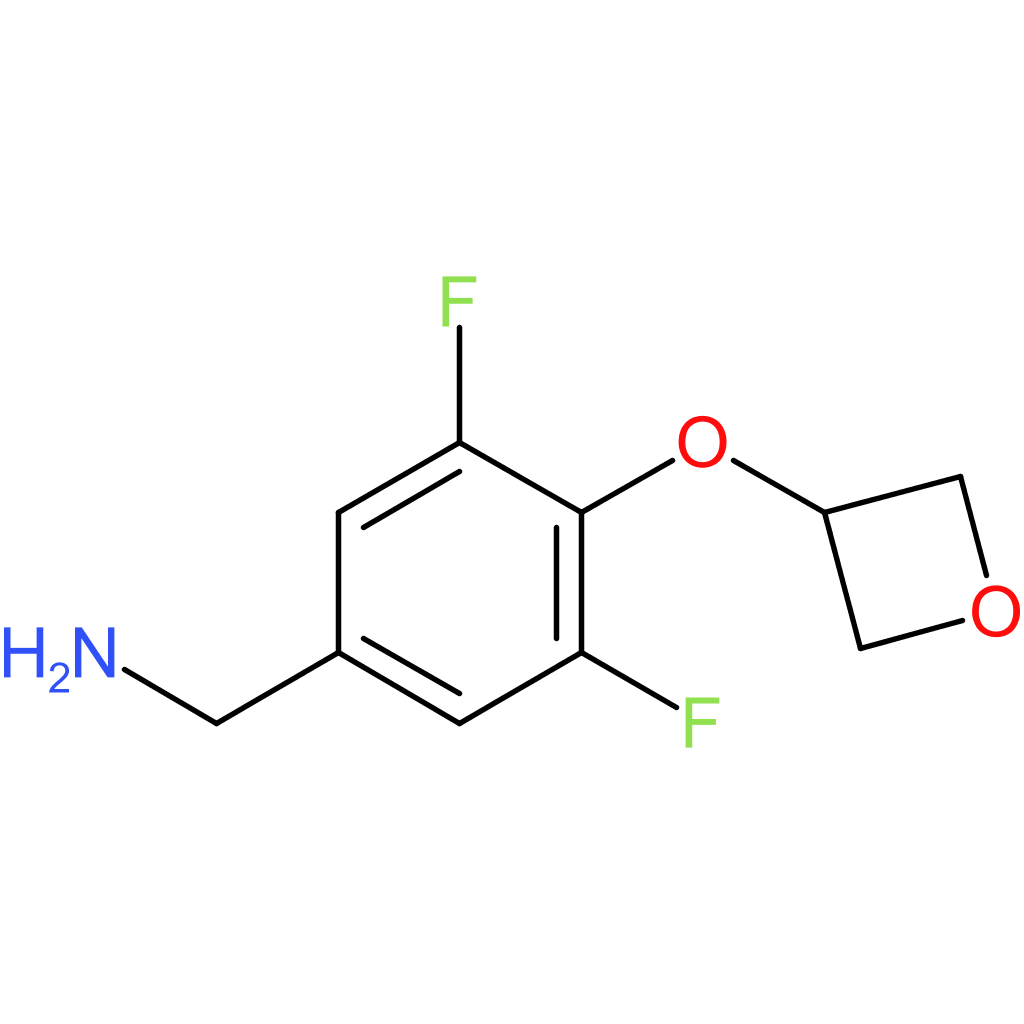 [3,5-Difluoro-4-(oxetan-3-yloxy)phenyl]methanamine