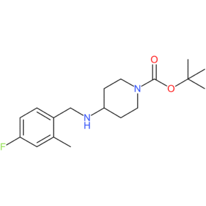 tert-Butyl 4-(4-fluoro-2-methylbenzylamino)piperidine-1-carboxylate