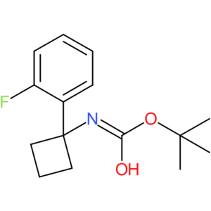 tert-Butyl N-[1-(2-fluorophenyl)cyclobutyl]carbamate