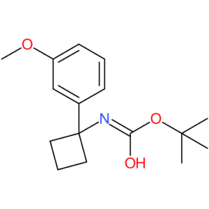 tert-Butyl N-[1-(3-methoxyphenyl)cyclobutyl]carbamate