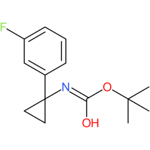 tert-Butyl N-[1-(3-fluorophenyl)cyclopropyl]carbamate