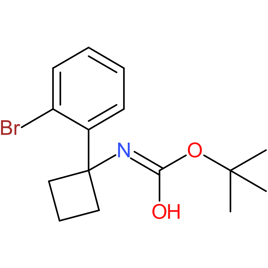 tert-Butyl N-[1-(2-Bromophenyl)cyclobutyl]carbamate