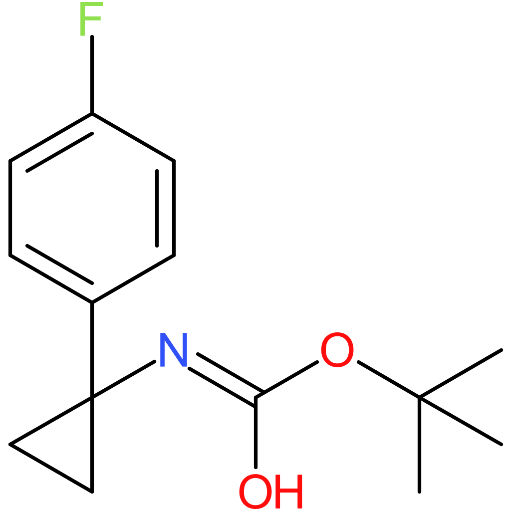 tert-Butyl N-[1-(4-fluorophenyl)cyclopropyl]carbamate