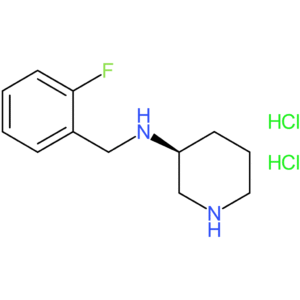 (S)-N-[(2-Fluorophenyl)methyl]piperidin-3-amine dihydrochloride