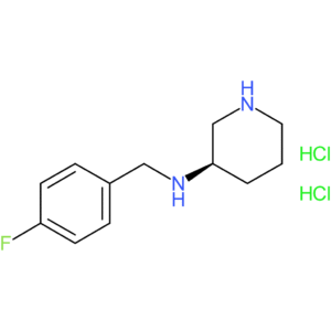 (R)-N-[(4-Fluorophenyl)methyl]piperidin-3-amine dihydrochloride