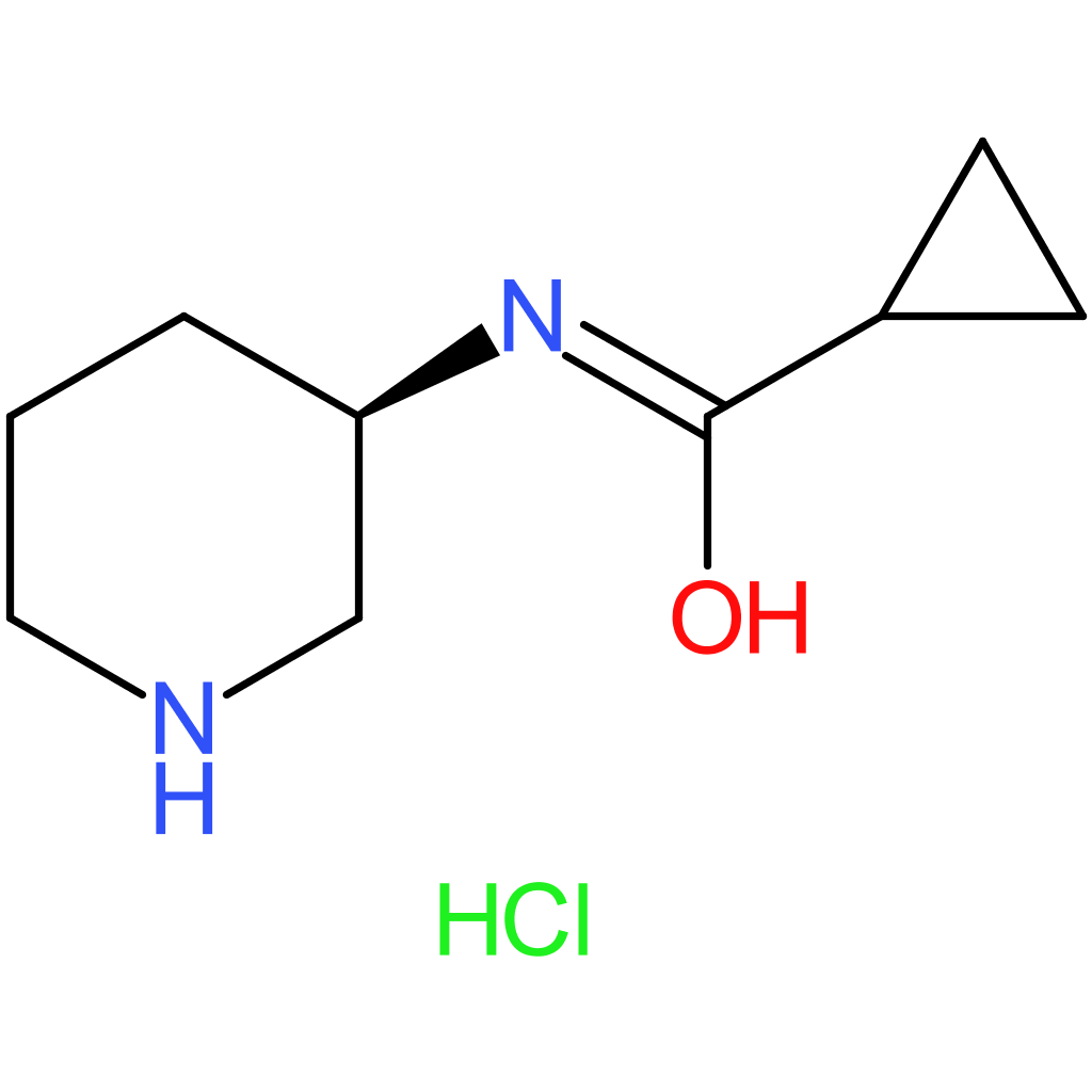 (R)-N-(Piperidin-3-yl)cyclopropanecarboxamide hydrochloride