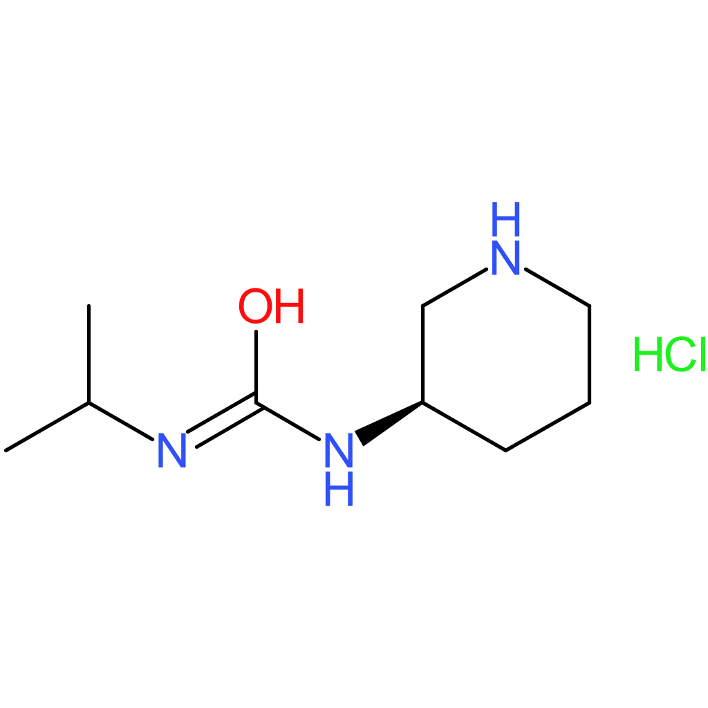 (R)-1-(Piperidin-3-yl)-3-(propan-2-yl)urea hydrochloride
