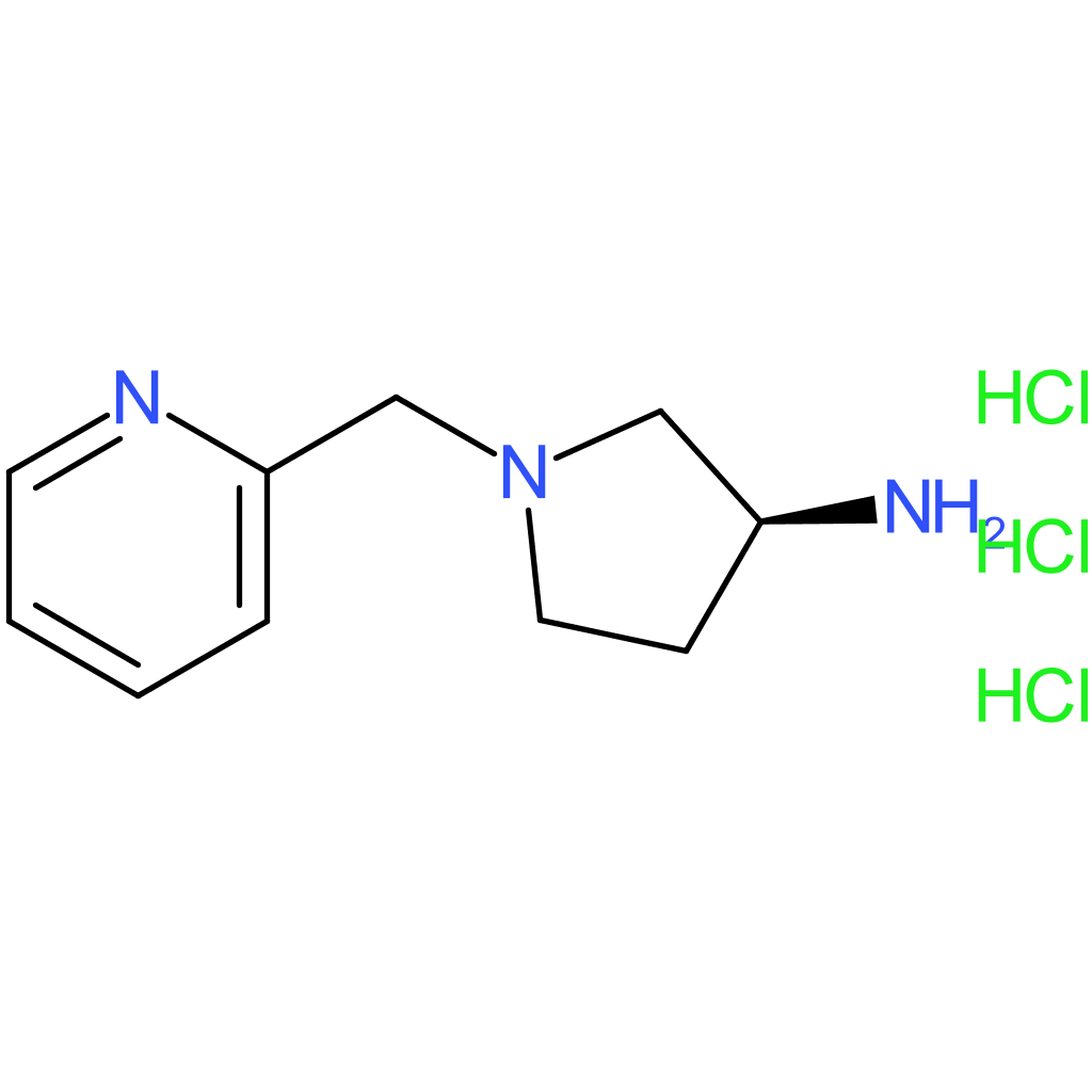 (S)-1-(Pyridin-2-ylmethyl)pyrrolidin-3-amine trihydrochloride