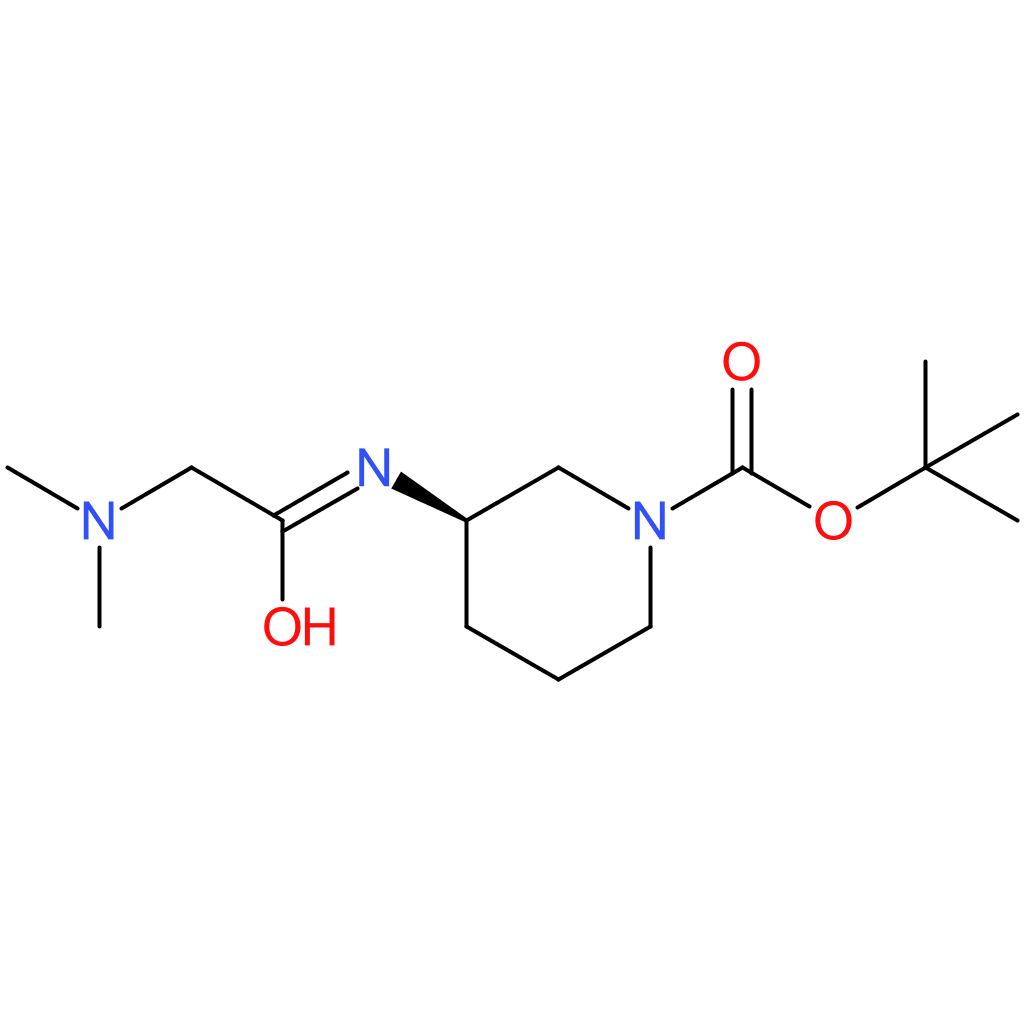 (R)-tert-Butyl 3-[2-(dimethylamino)acetamido]piperidine-1-carboxylate