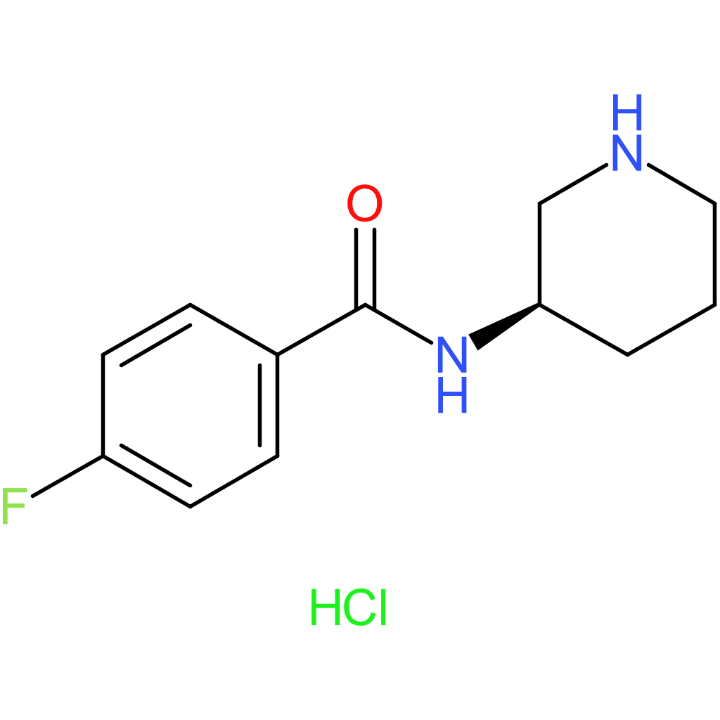 (R)-4-Fluoro-N-(piperidin-3-yl)benzamide hydrochloride