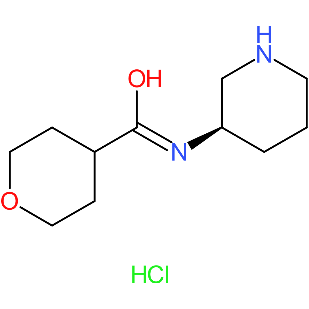 (R)-N-(Piperidin-3-yl)-tetrahydro-2H-pyran-4-carboxamide hydrochloride