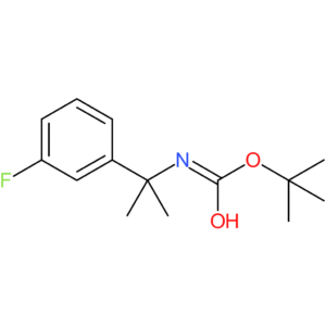 tert-Butyl 2-(3-fluorophenyl)propan-2-ylcarbamate