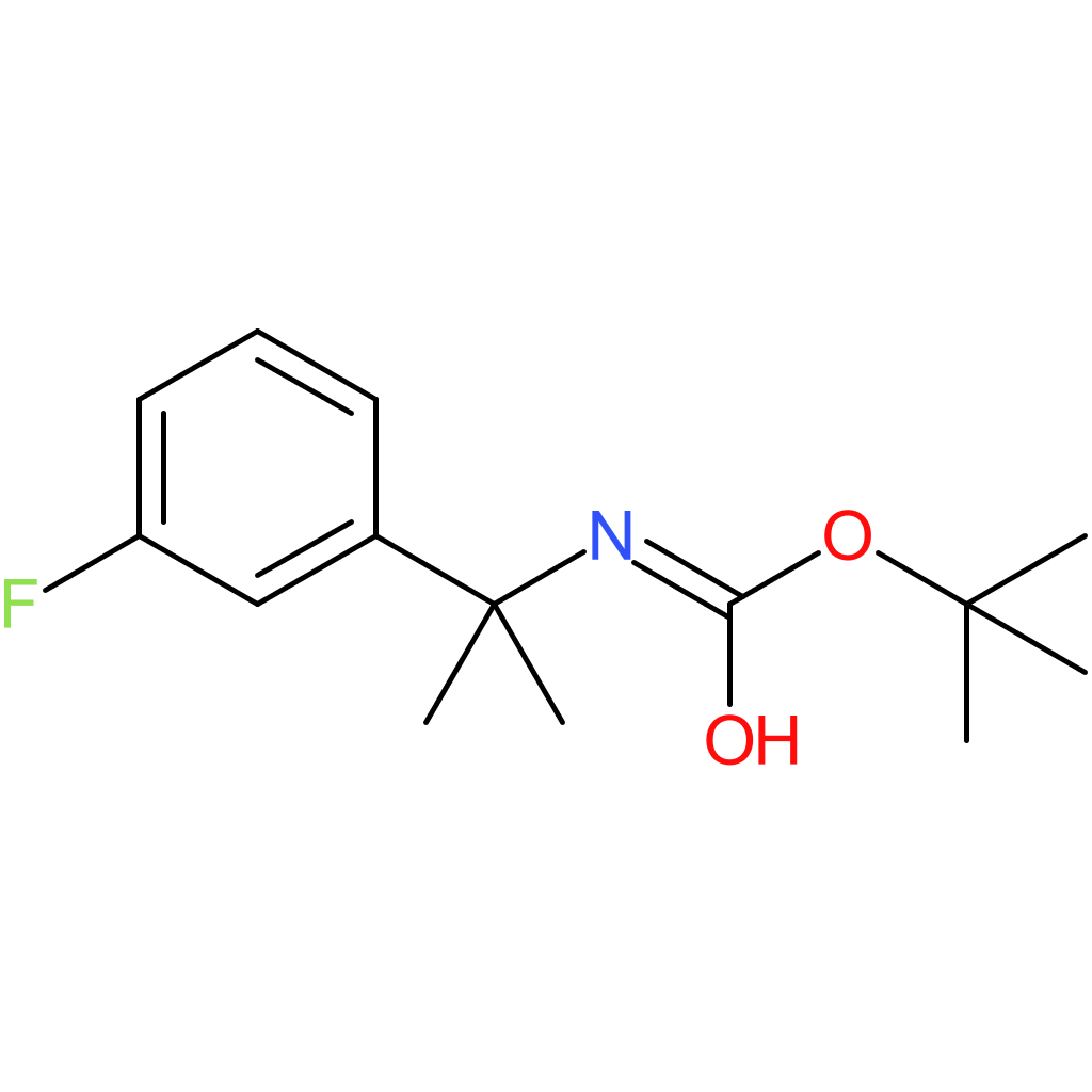 tert-Butyl 2-(3-fluorophenyl)propan-2-ylcarbamate