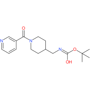 tert-Butyl [(1-nicotinoylpiperidin-4-yl)methyl]carbamate