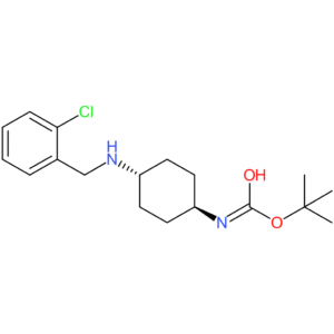 tert-Butyl (1R*,4R*)-4-(2-chlorobenzylamino)cyclohexylcarbamate