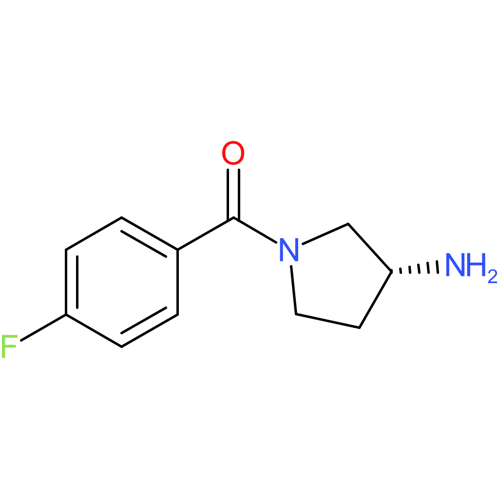 (R)-(3-Aminopyrrolidin-1-yl)(4-fluorophenyl)methanone