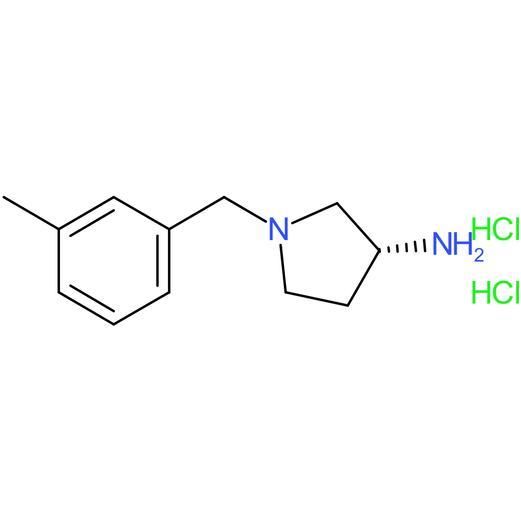 (R)-1-(3-Methylbenzyl)pyrrolidin-3-amine dihydrochloride