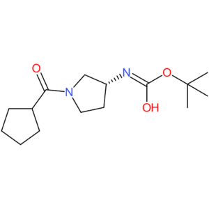 (R)-tert-Butyl 1-(cyclopentanecarbonyl)pyrrolidin-3-ylcarbamate
