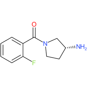 (R)-(3-Aminopyrrolidin-1-yl)(2-fluorophenyl)methanone