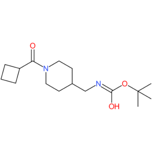 tert-Butyl {[1-(cyclobutanecarbonyl)piperidin-4-yl]methyl}carbamate