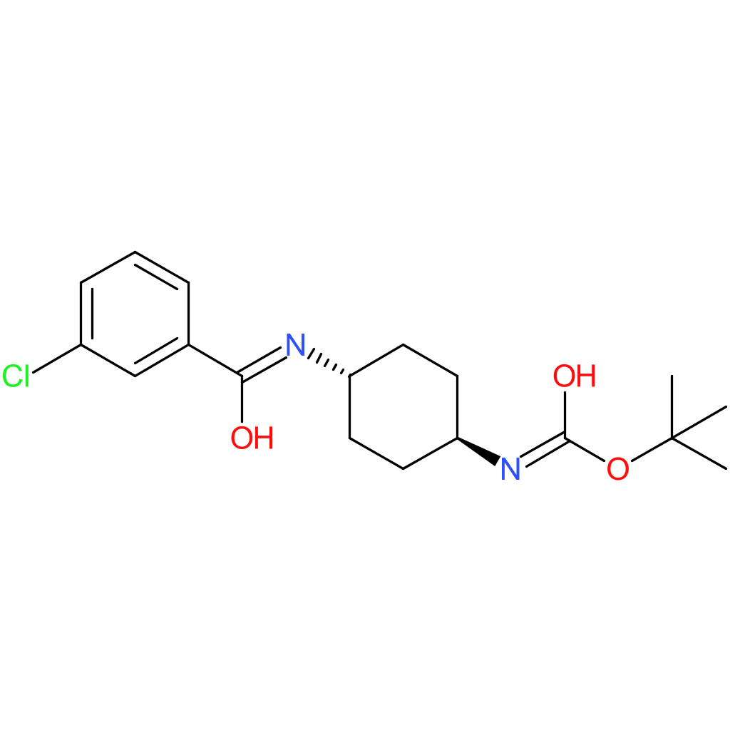 tert-Butyl (1R*,4R*)-4-(3-chlorobenzamido)cyclohexylcarbamate