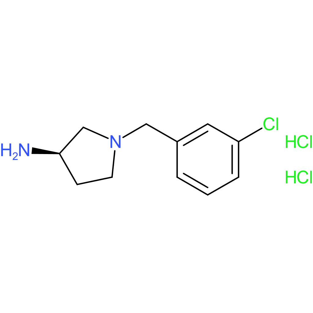 (R)-1-(3-Chlorobenzyl)pyrrolidin-3-amine dihydrochloride