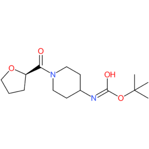 (R)-tert-Butyl 1-(tetrahydrofuran-2-carbonyl)piperidin-4-ylcarbamate